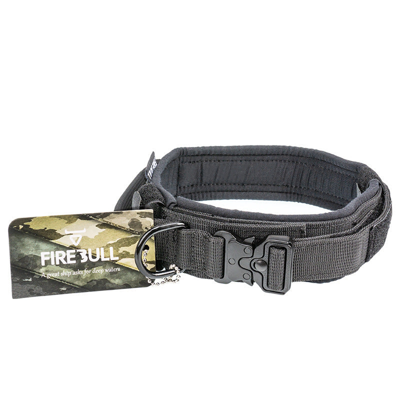 Tactical Pet Collar With Leash