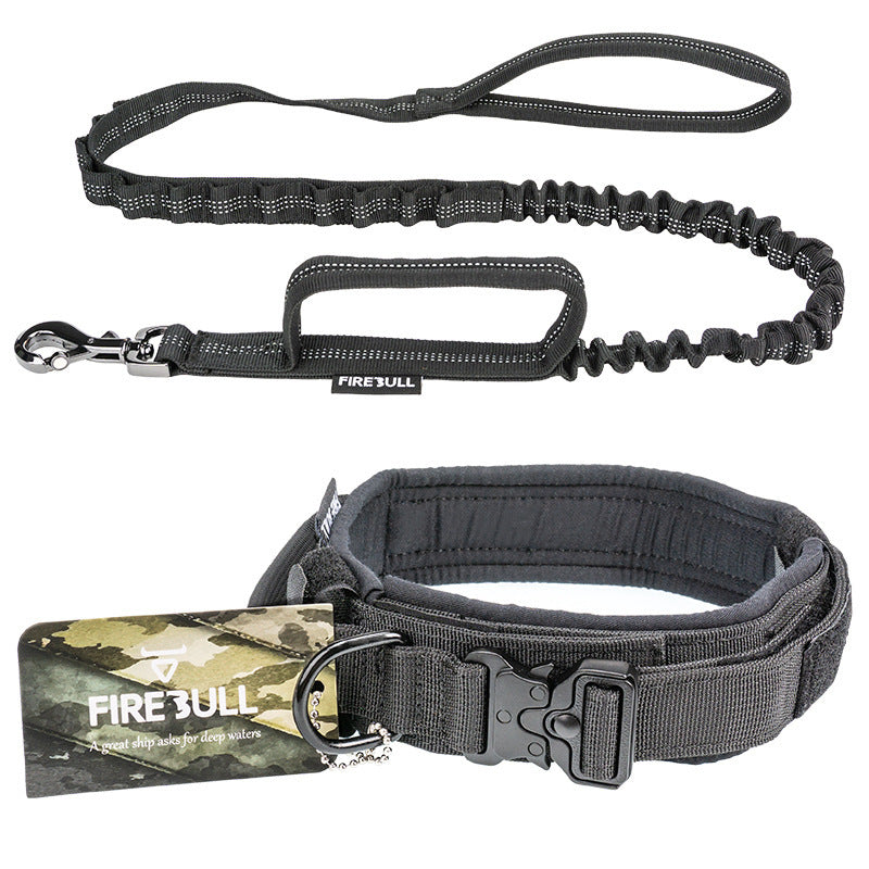 Tactical Pet Collar With Leash