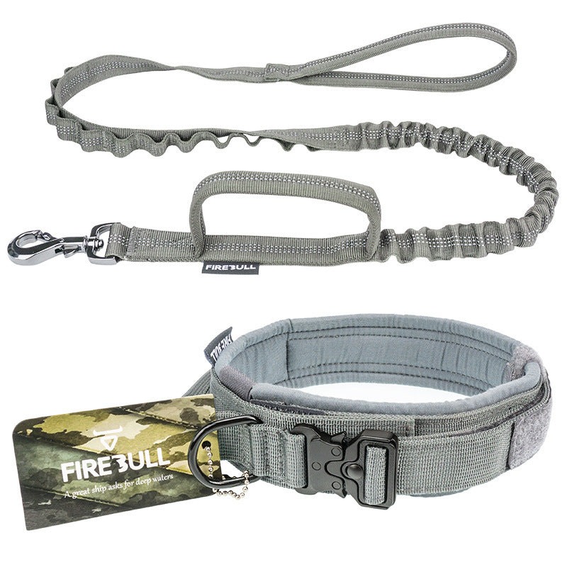 Tactical Pet Collar With Leash