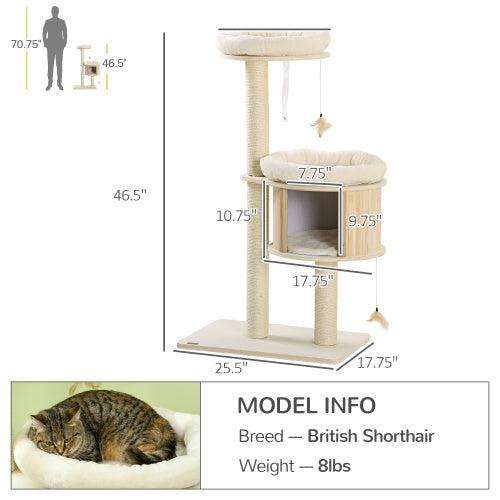 Cat Scratching Tree