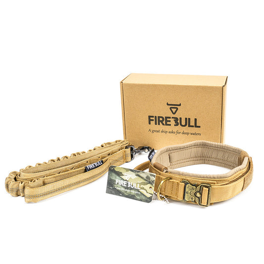 Tactical Pet Collar With Leash